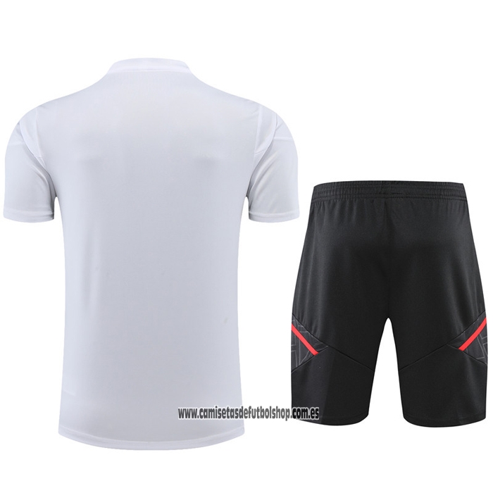 Chandal del Bayern Munich 22-23 Manga Corta Blanco - Pantalon Corto